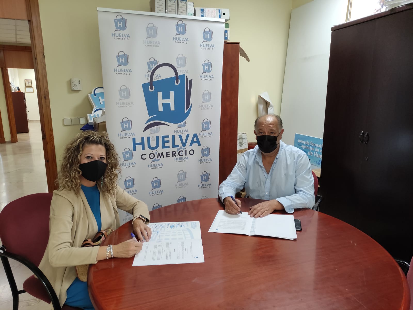 Firma de Convenio de Colaboración entre ACORIM y Huelva Comercio